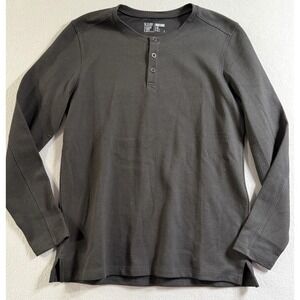 511 tactical Jasper Thermal Henley Shirt Men Medium Grey Long Sleeve NWOT Waffle